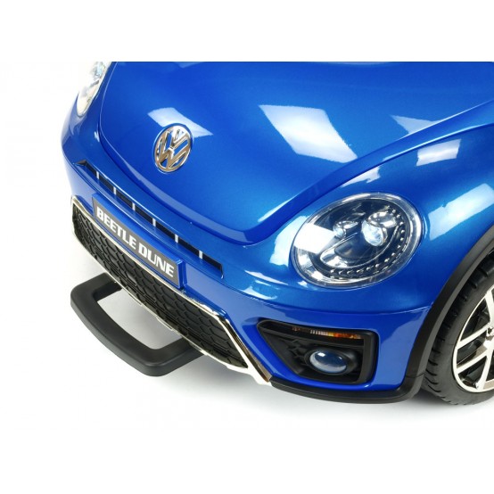 Volkswagen Beetle Dune s 2.4G DO, FM rádio, bluetooth a čalouněná sedačka, modré lakování